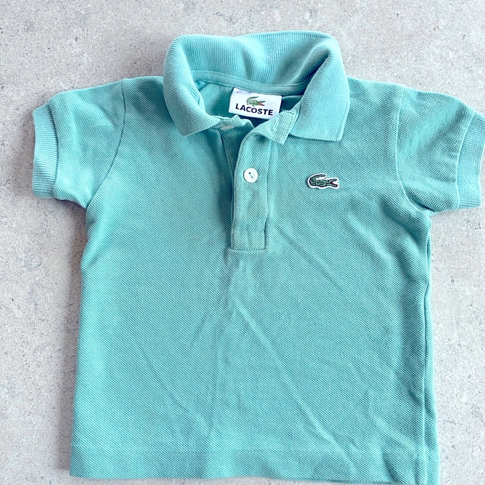 Lacoste Kids Polo Shirt - Light Blue